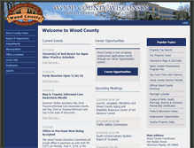 Tablet Screenshot of co.wood.wi.us